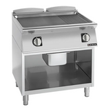 Giorik FME741GFT 700 Series 800mm Wide 1/3 Ribbed 2/3 Smooth Mild Steel Plate On Open Base Electric Frytop