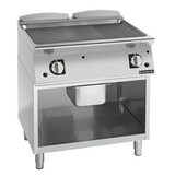 Giorik FMG741GFT 700 Series 800mm Wide Series 1/3 Ribbed 2/3 Smooth Mild Steel Plate On Open Base Gas Frytop