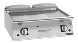 Giorik FMG741TCRXT 700 Series 800mm Wide 1/3 Ribbed 2/3 Smooth Satin Chrome Gas Frytop