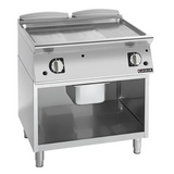 Giorik FMG941GCRXT 900 Series 800mm Wide On Open Base 1/3 Ribbed 2/3 Smooth Satin Chrome Plate Gas Frytop