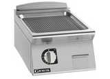 Giorik FRE72TFT 700 Series 400mm Wide Ribbed Mild Steel Countertop Electric Frytop