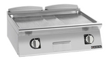 Giorik FRE741TCRXT 700 Series 800mm Wide Ribbed Satin Chrome Countertop Electric Frytop