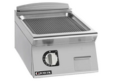Giorik FRE92TFT 900 Series 400mm Wide Countertop Ribbed Mild Steel Electric Frytop