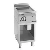 Giorik FRG92GCRXT 900 Series 400mm Wide On Open Base Ribbed Satin Chrome Gas Frytop Gas Frytop