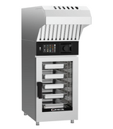 Giorik KB101WT.L.RO.H Kore 10 x 1/1 GN Electric Boiler with Recirculating Ventless Hood with Reverse Osmosis and Left Hand Hinge Door Combi Oven