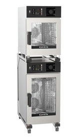 Giorik KBEST.11.0610.RO.H Kore 6 on 10 x 1/1 GN Electric Boiler with Recirculating Ventless Hood with Reverse Osmosis Combi Oven