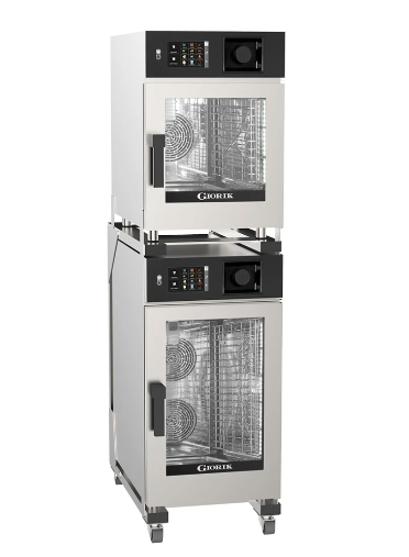Giorik KBEST.11.0610.L.RO Kore 6 on 10 x 1/1 GN Electric Boiler with Reverse Osmosis and Left Hand Hinge Door Combi Oven