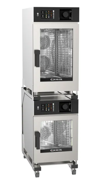 Giorik KBEST.11.1006.RO.H Kore 10 on 6 x 1/1 GN Electric Boiler with Recirculating Ventless Hood with Reverse Osmosis Combi Oven