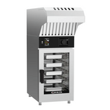 Giorik KNM101WT.L.RO.H Mini Touch 10 x 1/1 GN Electric Combi Oven with Recirculating Ventless Hood and Left Hand Hinge Door with Reverse Osmosis Combi Oven