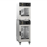 Giorik KNMEST.11.0610.L.SF Mini Touch 6 on 10 x 1/1 GN Stacked Combi Oven Kit with Standard Filter and Left Hand Hinge Door Electric Combi Oven
