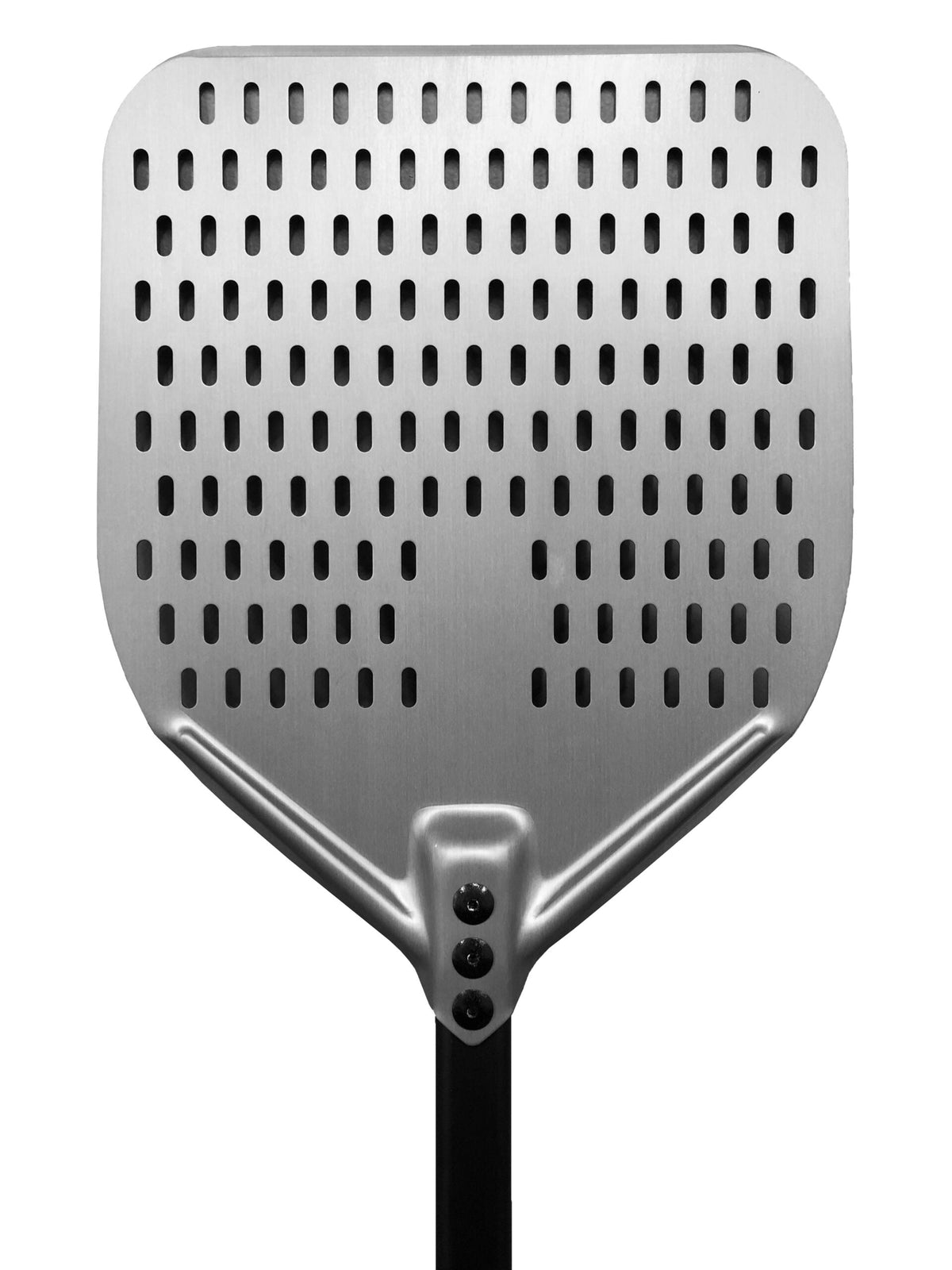 Euroquip Square Perforated Hard Anodised Aluminium Pizza Peel 360mm