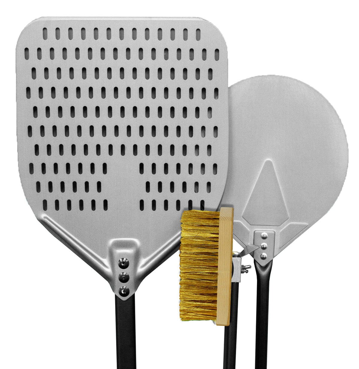 Euroquip 3 Piece Pizza Tool Set - Hard Anodised Aluminium