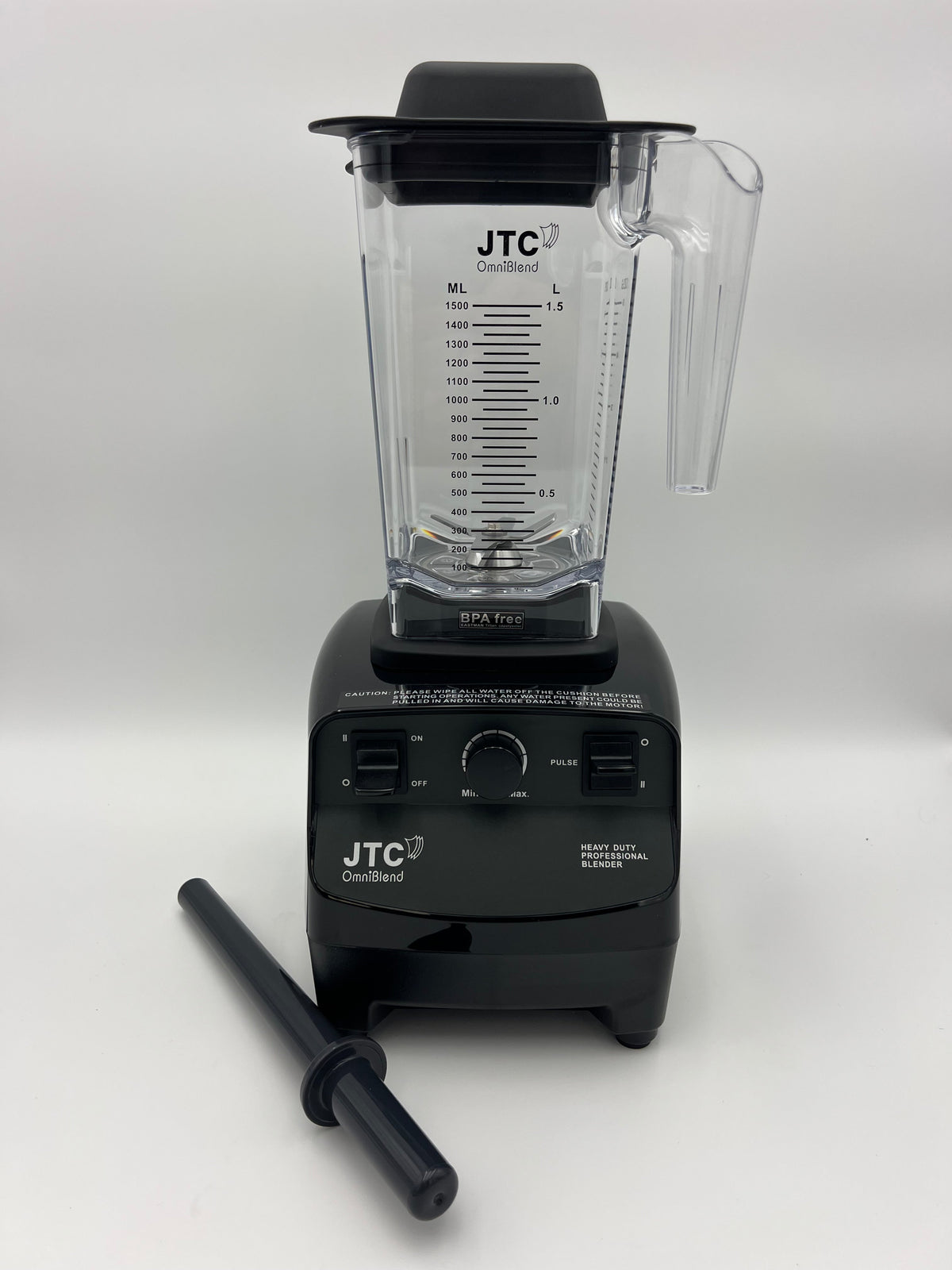 JTC OmniBlend TM-767 A - Professional Commercial Heavy Duty Blender with 1.5 Liter BPA-Free Tritan Jug