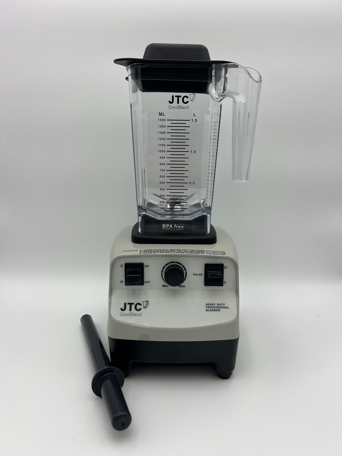 JTC OmniBlend TM-767 A - Professional Commercial Heavy Duty Blender with 1.5 Liter BPA-Free Tritan Jug