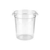 Jiwins Round Food Storage Container Clear Pc (Sold in sets of 6)