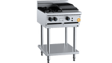 K+ Series KBT-SB2-CBR3 Combination Two Open Burners & 300mm Char Broiler On Stand