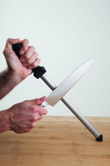 Savannah Easy Sharp Diamond Steel Fine Cut Stainless Steel & Black 30x4.5x3cm