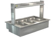 Cossiga LSBM3 | Bain Marie LSBM | Linear Series| Gantry | With No Glass | Bain Marie | Display Cabinet