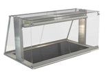 Cossiga LSCM3-FS | LS Ceramic| Heated Well | Ceramic Hotplate | Square Glass Assisted Service | With Acrylic Rear Doors | Heated Ceramic Glass