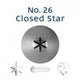 INNER-LTS026RP - Piping Tip Closed Star 26