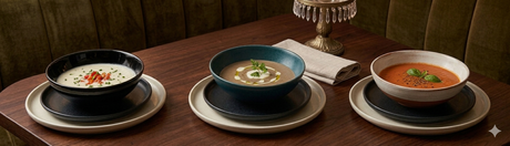 94552-BK - Luzerne Bowl-200mm (Set of 4)
