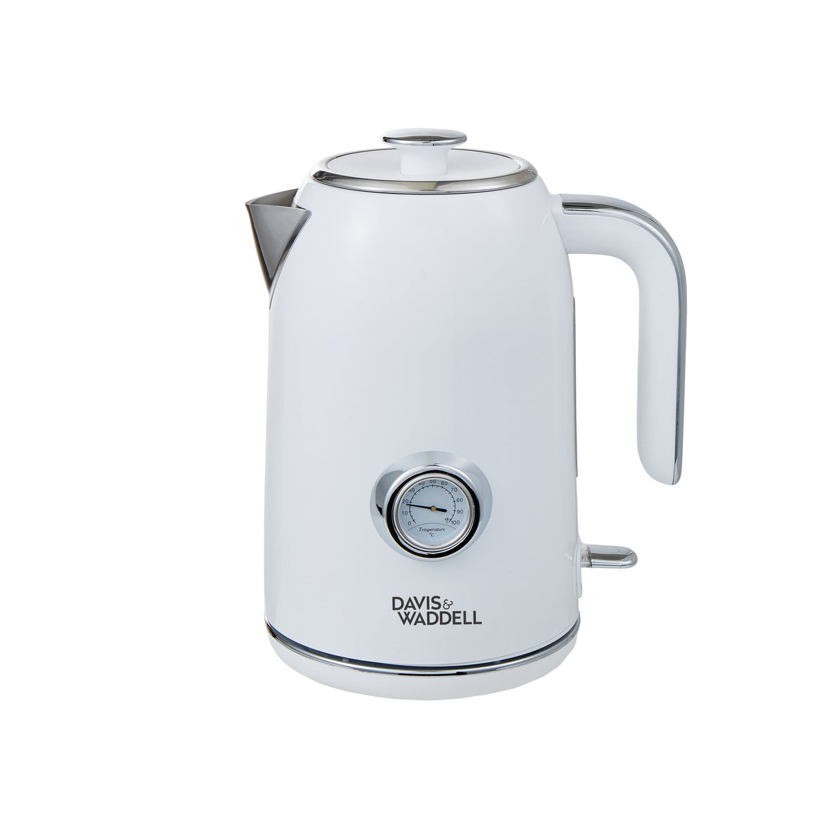 Davis & Waddell Manor Electric Kettle White 22x15.4x26cm/1.7L