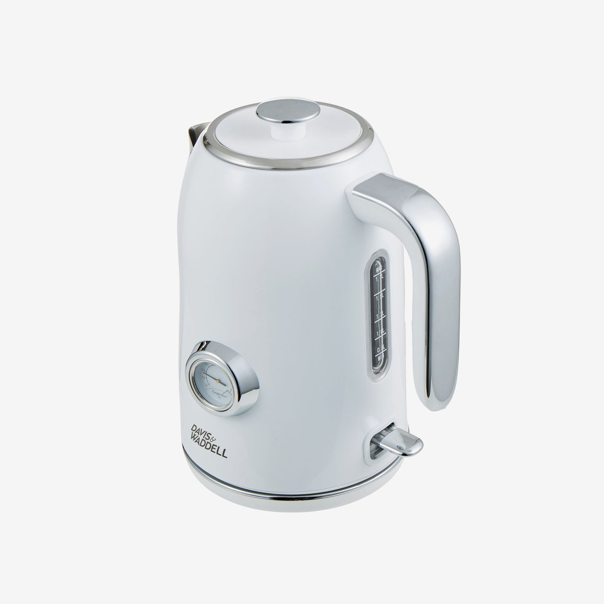 Davis & Waddell Manor Electric Kettle White 22x15.4x26cm/1.7L