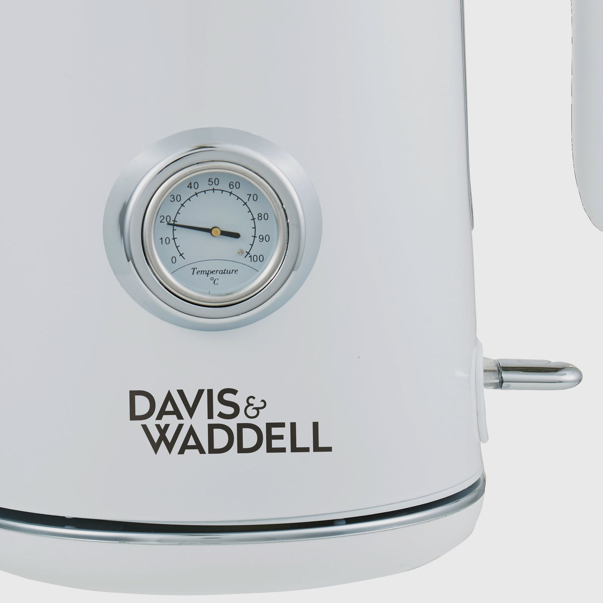 Davis & Waddell Manor Electric Kettle White 22x15.4x26cm/1.7L