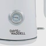 Davis & Waddell Manor Electric Kettle White 22x15.4x26cm/1.7L