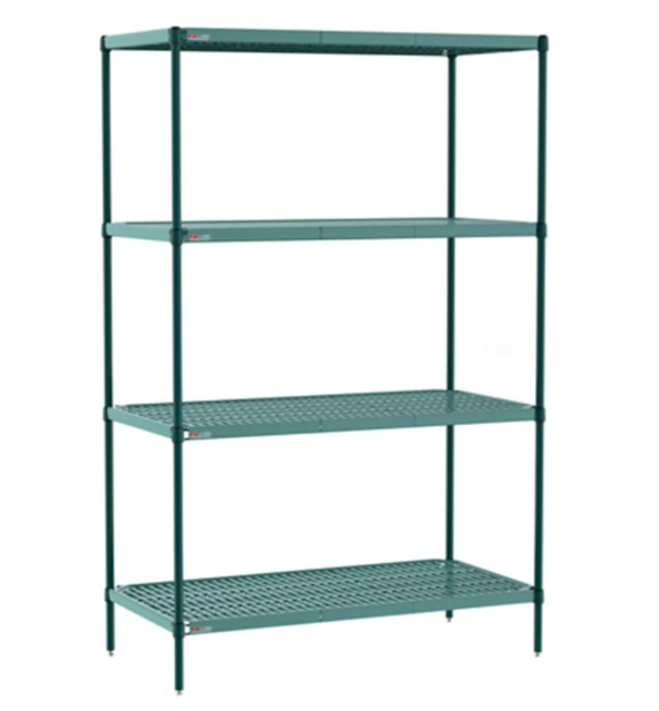 Metro PR.4T74.2460 Super Erecta PRO 4 Tier Polymer Mat Style 24" x 60" Shelving Kits