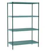 Metro PR.4T74.2460 Super Erecta PRO 4 Tier Polymer Mat Style 24" x 60" Shelving Kits