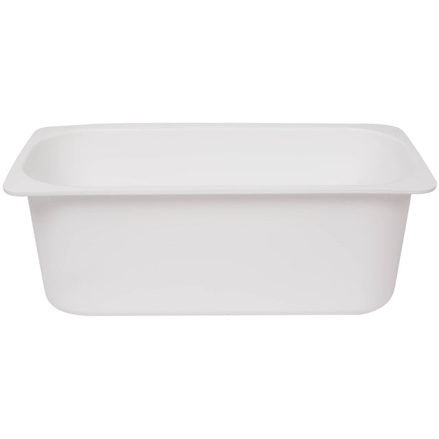 NCIICC5LWH - 5L White Ice Cream Rectangular