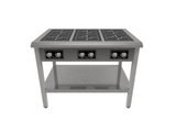 Norqi 06R 6 Zone Round Commercial Induction Cooktop 30kW