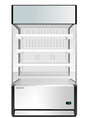 Skope OD1100N.LS.FM-SS | Open Deck Fridge | 4 Adjustable Height Shelves | Commercial Display Fridge
