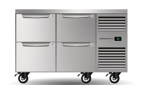 Skope PG11.UBR.2.D4.RH | ProSpec | Four Drawer | Two Bay | Underbench GN 1/1 | Fridge | Right Hand Fridge