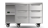 Skope PG11.UBR.2.D6 | ProSpec | Six Drawer | Two Bay | Underbench GN 1/1 | Fridge | Underbench Fridge
