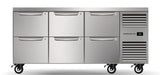 Skope PG11.UBR.3.D6.RH | ProSpec | Six Drawer | Three Bay | Underbench GN 1/1 | Fridge | Right Hand Fridge