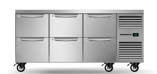 Skope PG11.UBR.3.D6 | ProSpec | Three Solid Door | Underbench GN 1/1 | Fridge | Underbench Fridge
