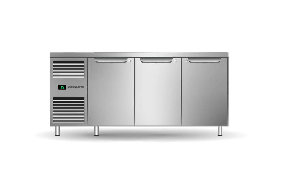 Skope ProSpec Preparation Fridge 3 Bay Left Hand 372L
