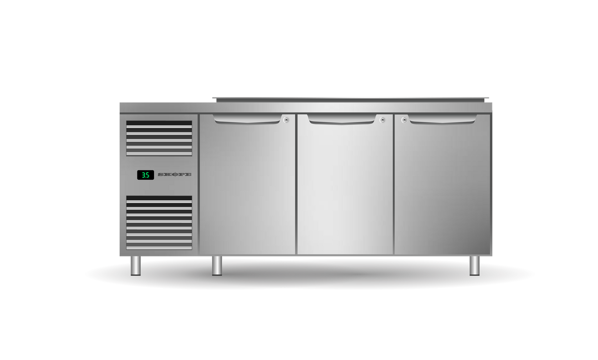 Skope ProSpec 3 Bay Left Hand Preparation Fridge 372L