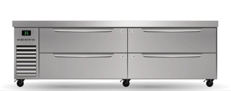Skope PG21.CBR.2.D4 | ProSpec | Four Drawer | Two Bay | ChefBase GN 2/1 | Fridge | Underbench Fridge