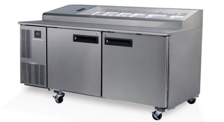 Skope PG500 Pizzar | Pegasus | 2 Solid Door | 2/1 Pizza GN | Fridge Remote | 480 Litres | Pizza Fridge Remote | Skope Prep Fridge | Fridge