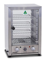 Roband Pie Master PM25L Hinged Glass Door Pie Warmer 25 Pies
