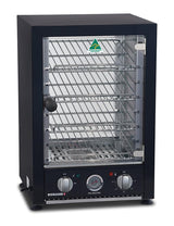 Roband Pie Master PMB25L Black Pie Warmer - 25 Pie Capacity