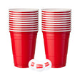 RC-CP425RD20-12 - Redds Cup Pong Pack (20xred Cups + 3xping Pong Balls) 2 (Sold in sets of 12)
