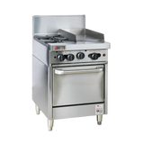 Trueheat RCR6-2-3G-LP 600mm Oven Range l 2 Open Top Burners with 300mm Griddle LPG
