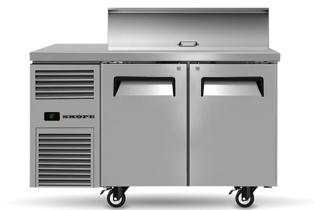 Skope PG13.PPS.2.SD | ReFlex | 2 Solid Door | Skope Prep Fridge | GN Compatible | Salad Preparation | Fridge