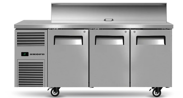 Skope RF7.PPS.3.SD | ReFlex | 3 Solid Door | GN Compatible | Salad Preparation | Fridge | Salad Prep Fridge | Skope Prep Fridge