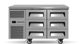 Skope RF7.UBR.2.D6 | ReFlex | 6 Drawer | Underbench GN 1/1 | Fridge | Underbench Fridge