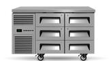 Skope RF7.UBR.2.D6 | ReFlex | 6 Drawer | Underbench GN 1/1 | Fridge | Underbench Fridge